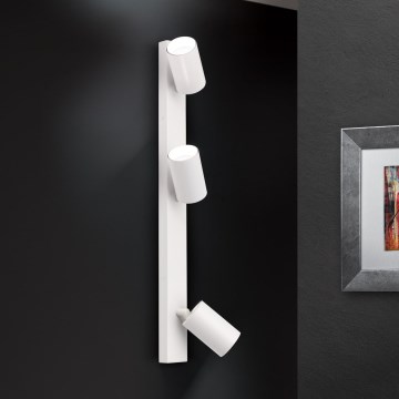 Nástenné bodové svietidlo SEAN 3xGU10/13W/230V biele