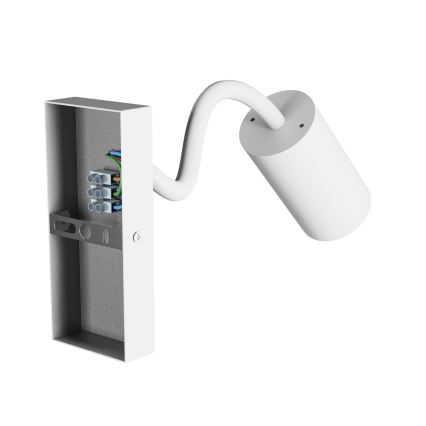 Nástenné bodové svietidlo SQUALLA VARIOSA 1xGU10/10W/230V biela