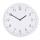 Nástenné hodiny, priemer 30,8 cm, 1× AA, biela