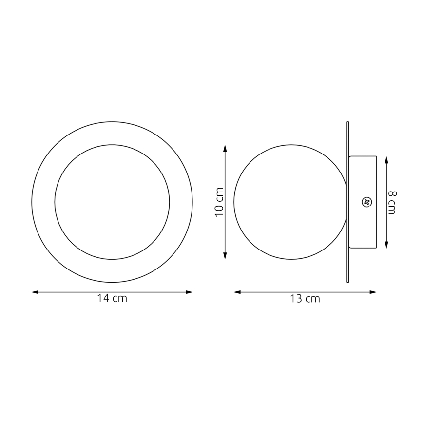 Nástenné svietidlo AMERICANA 1xG9/8W/230V béžové
