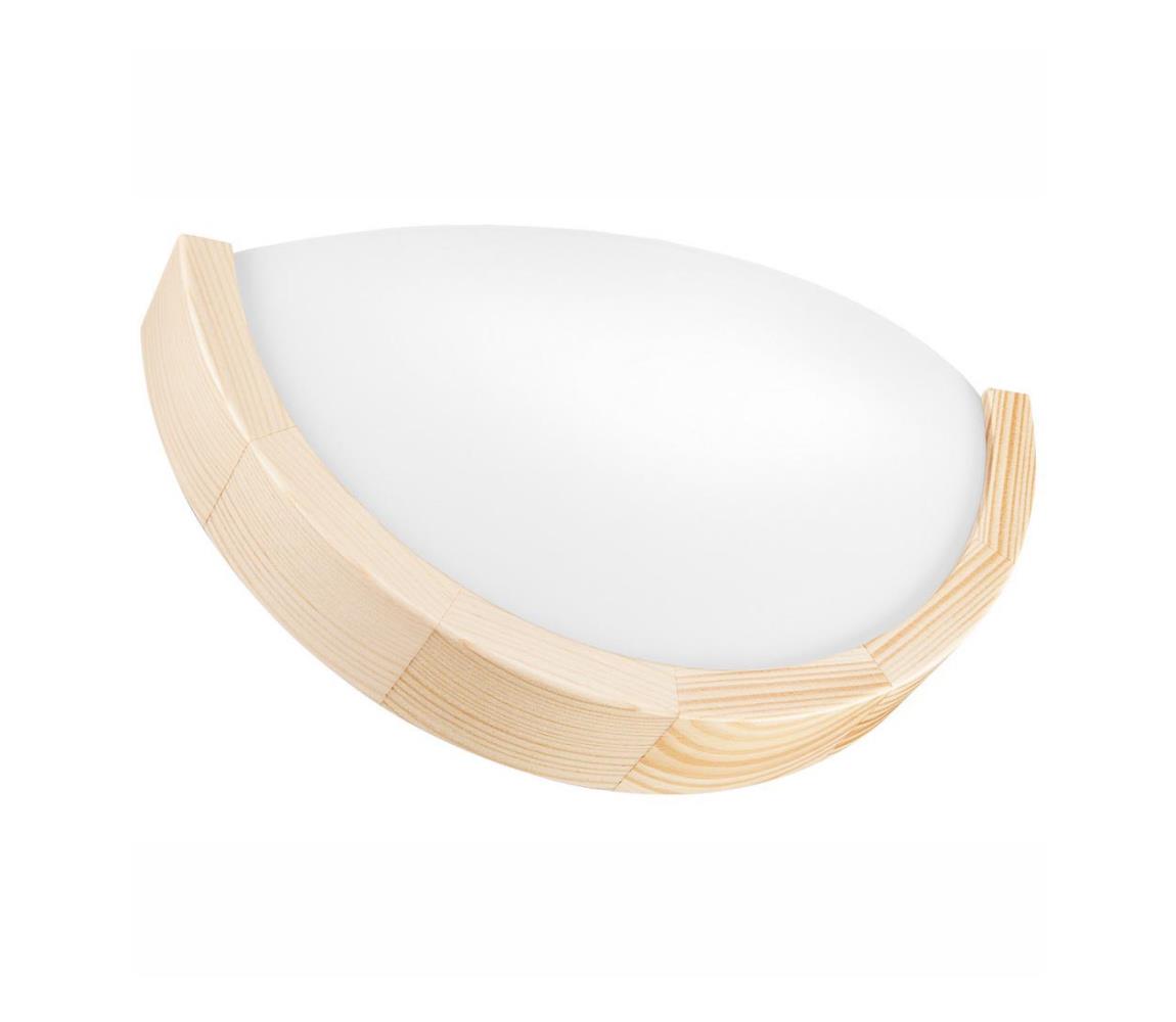 Nástenné svietidlo ANELLO 1xE27/60W/230V borovica