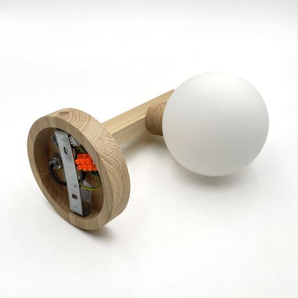 Nástenné svietidlo ANTONIO 1xG9/5W/230V dub/biela