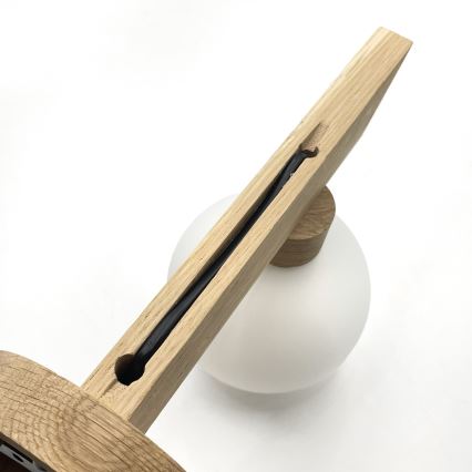 Nástenné svietidlo ANTONIO 1xG9/5W/230V dub/biela