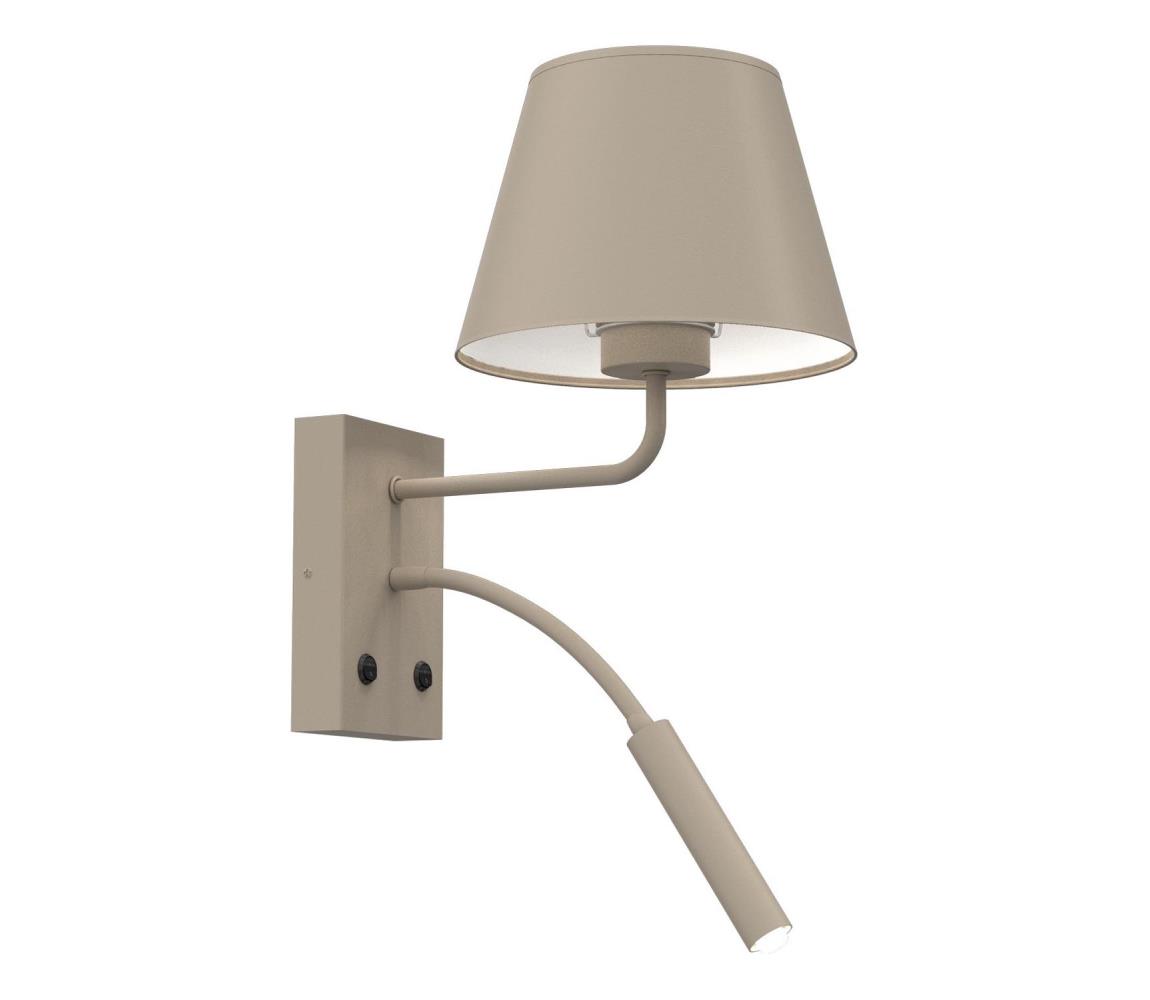 Nástenné svietidlo ARDEN 1xE27/15W/230V + 1xG9/8W béžové 4223