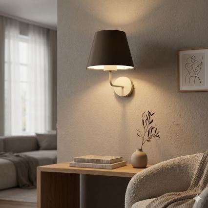 Nástenné svietidlo ARDEN 1xE27/15W/230V béžové/hnedé