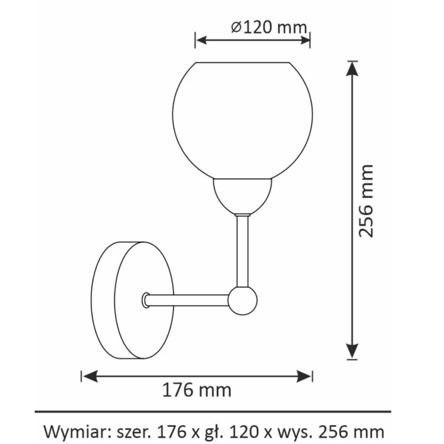 Nástenné svietidlo ASSARIA 1xE14/10W/230V