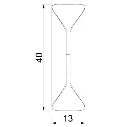 Nástenné svietidlo BARBOS 2xG9/8W/230V hnedé