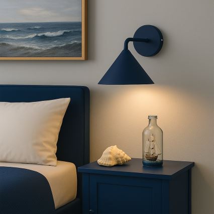 Nástenné svietidlo CAPITAL 1xGX53/15W/230V modré