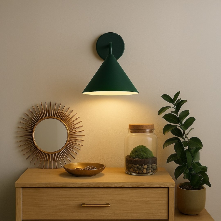 Nástenné svietidlo CAPITAL 1xGX53/15W/230V zelené