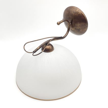 Nástenné svietidlo COBRA 1xE27/60W/230V bronz/patina