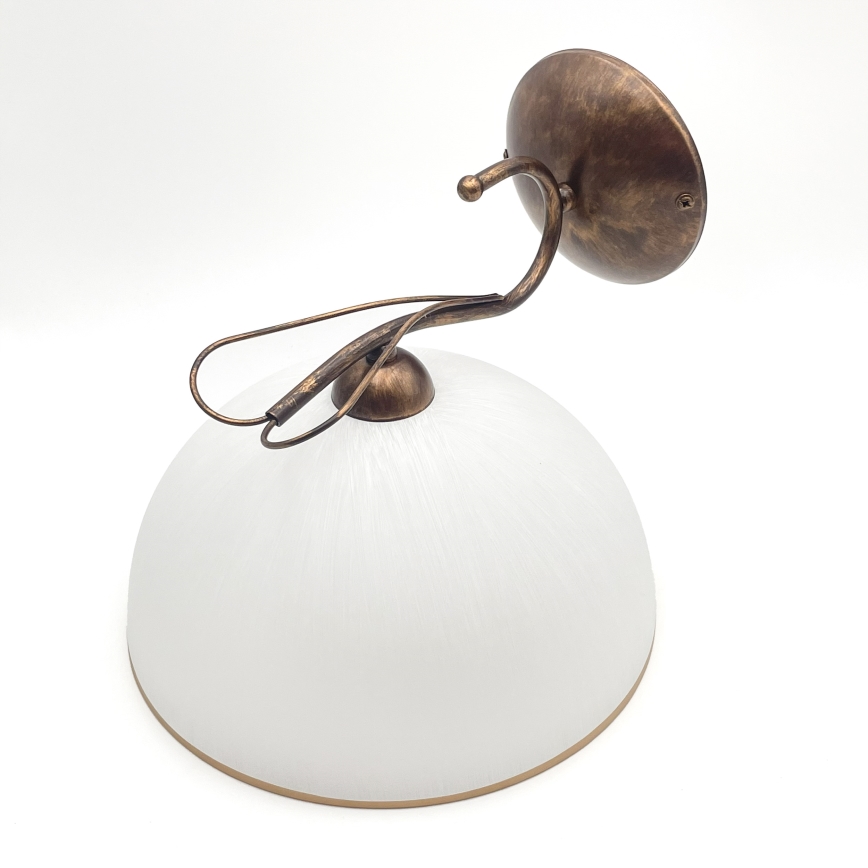 Nástenné svietidlo COBRA 1xE27/60W/230V bronz/patina