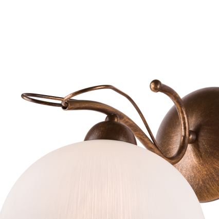 Nástenné svietidlo COBRA 1xE27/60W/230V bronz/patina