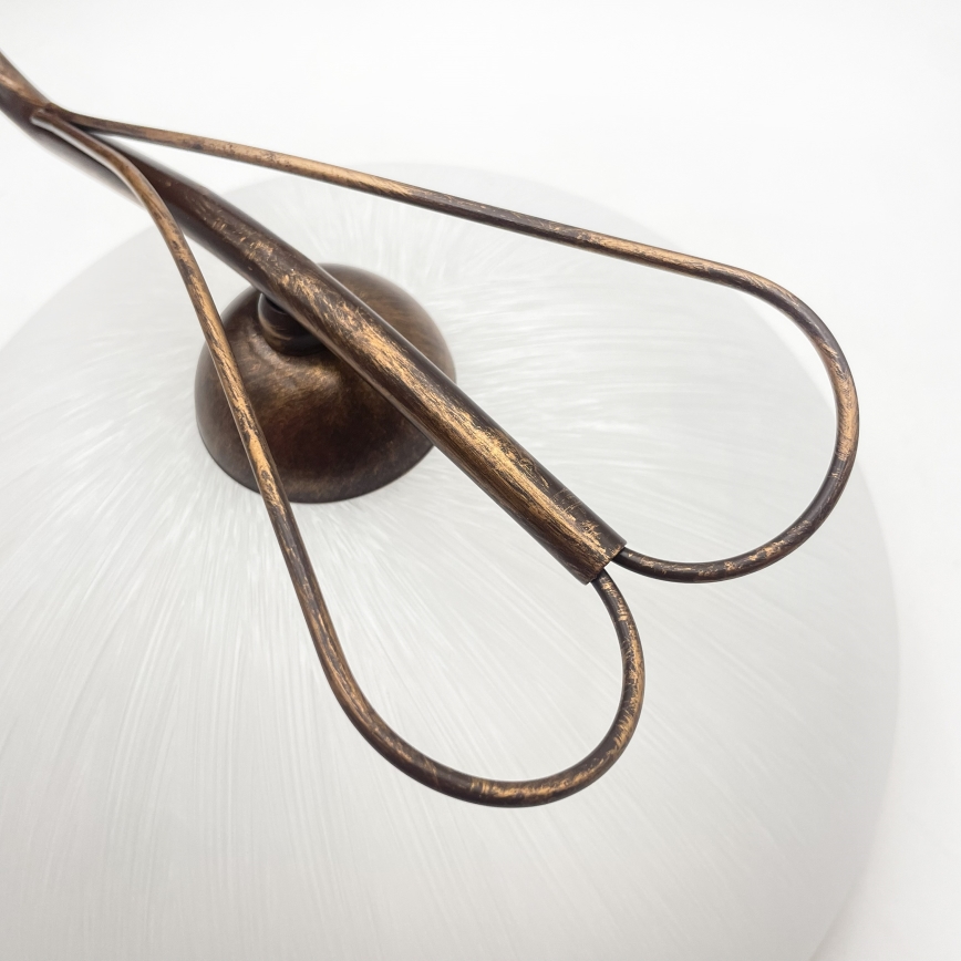 Nástenné svietidlo COBRA 1xE27/60W/230V bronz/patina