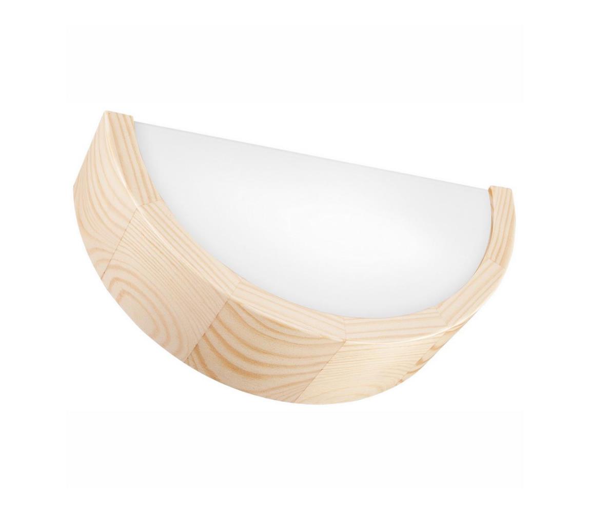 Nástenné svietidlo EVELINA 1xE27/60W/230V borovica