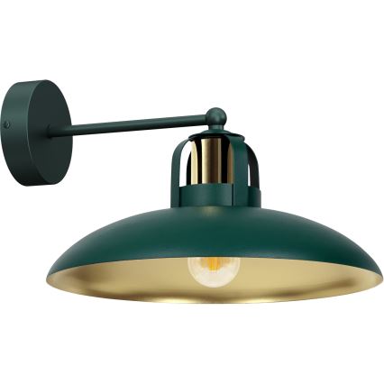 Nástenné svietidlo FELIX 1xE27/60W/230V zelená