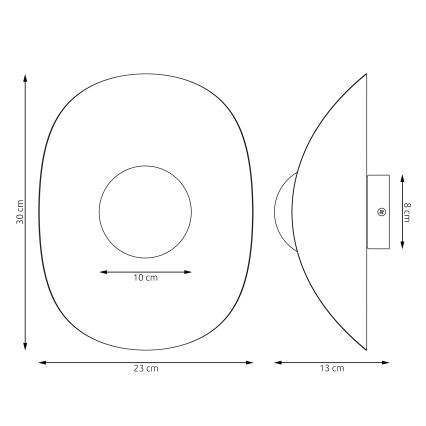 Nástenné svietidlo FIERO 1xG9/8W/230V sivé