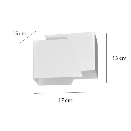 Nástenné svietidlo FROST 1xG9/8W/230V biela