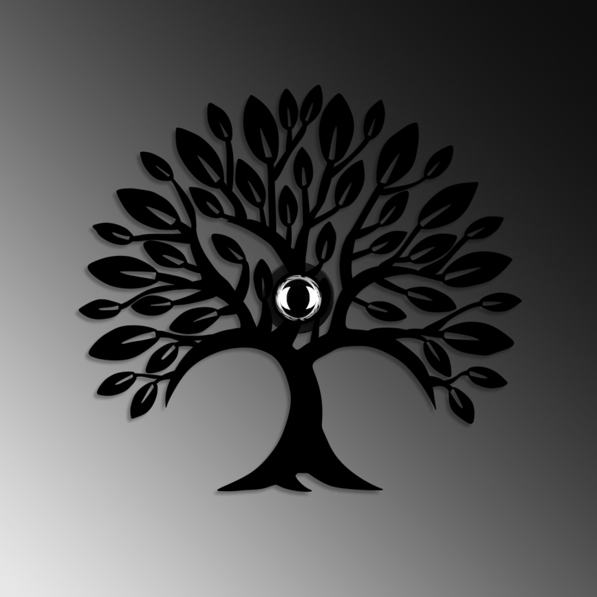 Nástenné svietidlo HEART TREE 1xE27/40W/230V čierna