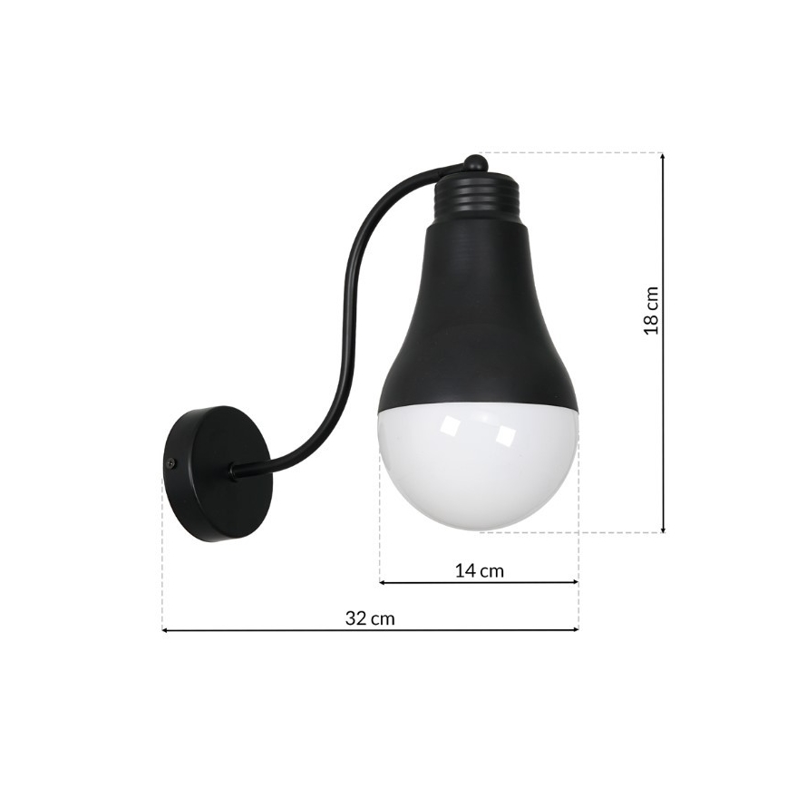 Nástenné svietidlo HELIOS 1xE14/40W/230V