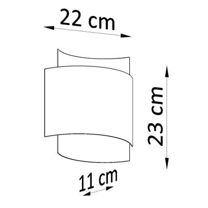 Nástenné svietidlo IMPACT 1xG9/40W/230V biela