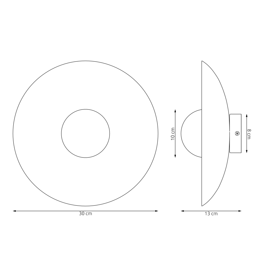 Nástenné svietidlo INSPO 1xG9/8W/230V čierne