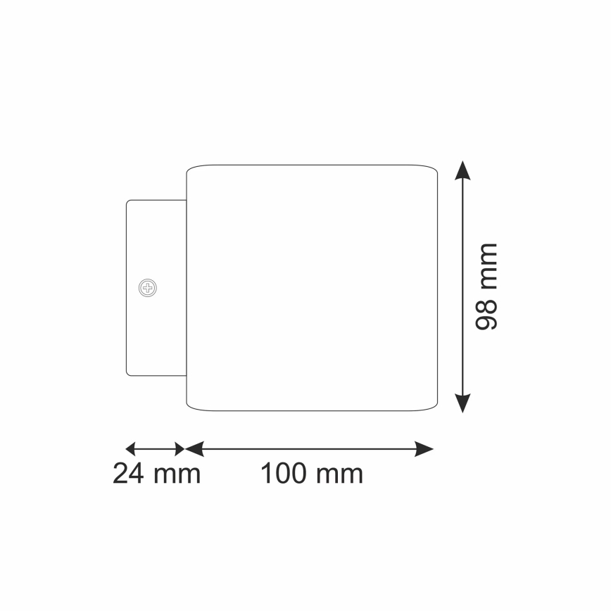 Nástenné svietidlo IZAR 1xG9/10W/230V