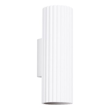 Nástenné svietidlo KARBON 2xGU10/10W/230V biela