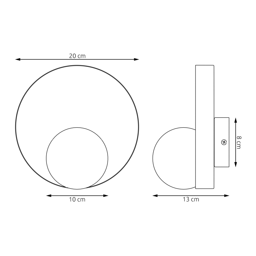 Nástenné svietidlo KIDO 1xG9/8W/230V biela