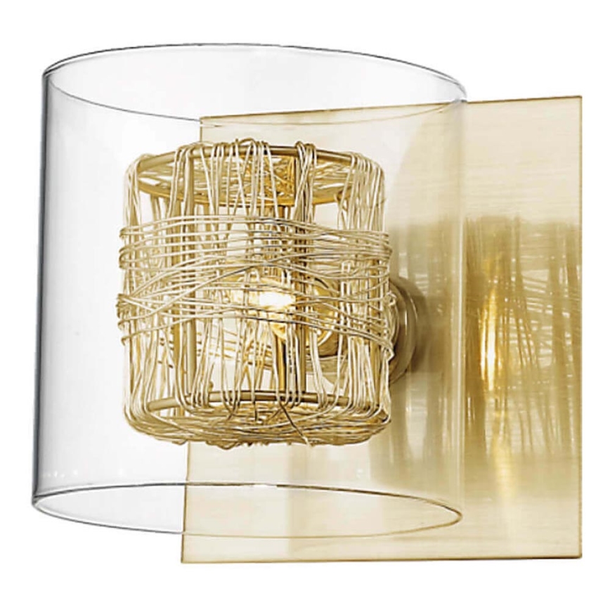 Nástenné svietidlo KLASS 1xG9/3W/230V zlatá