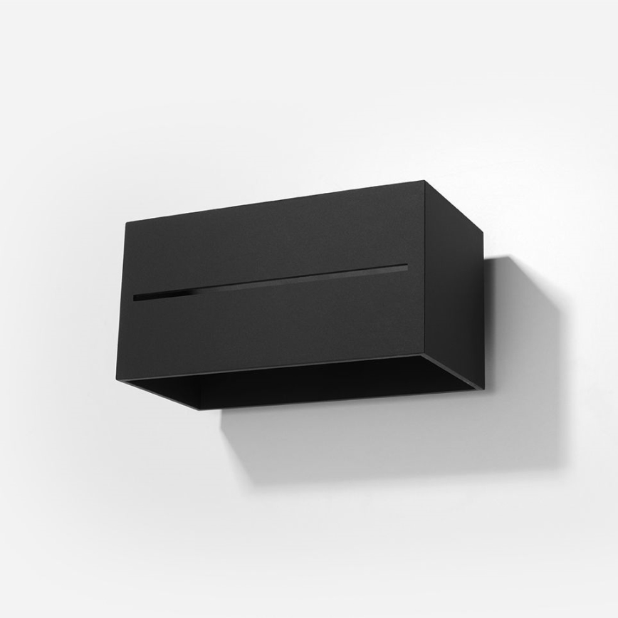 Nástenné svietidlo LOBO 2xG9/40W/230V čierna