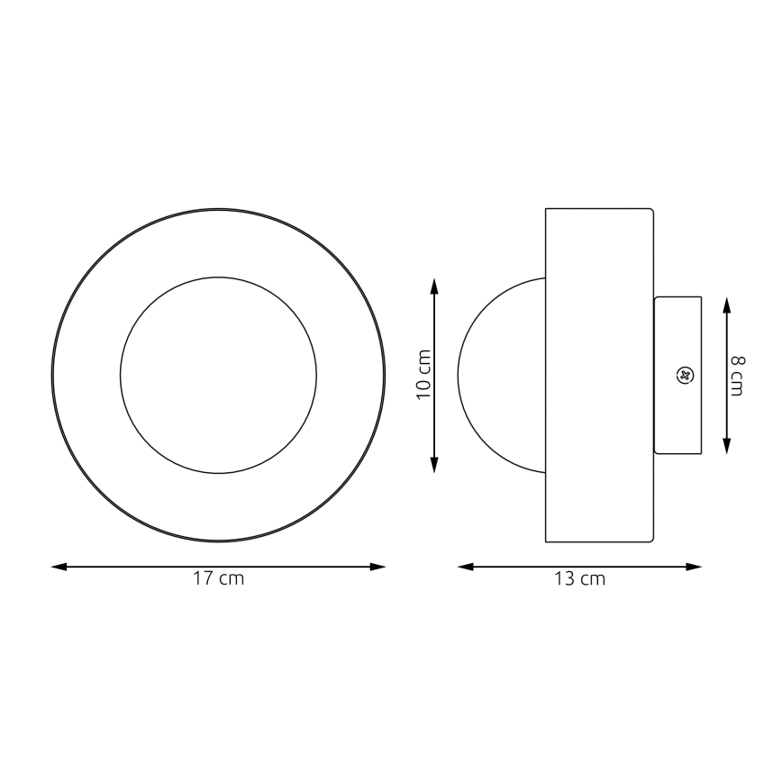 Nástenné svietidlo LULU 1xG9/8W/230V oranžové
