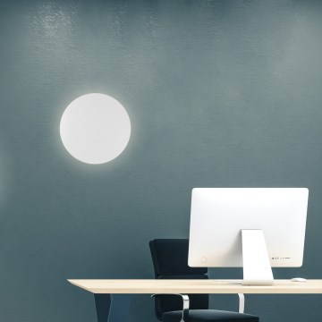 Nástenné svietidlo LUNA 4xG9/8W/230V pr. 40 cm biela