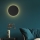 Nástenné svietidlo LUNA 4xG9/8W/230V pr. 40 cm čierna