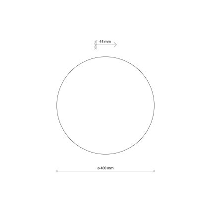 Nástenné svietidlo LUNA 4xG9/8W/230V pr. 40 cm čierna