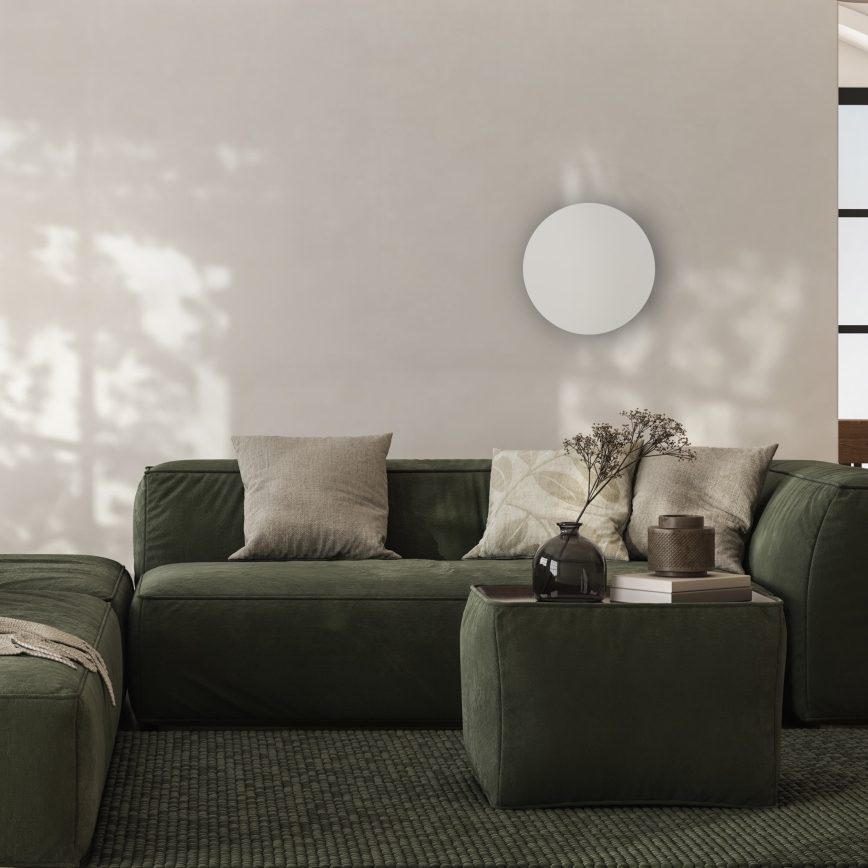 Nástenné svietidlo LUNA 4xG9/8W/230V pr. 40 cm šedá