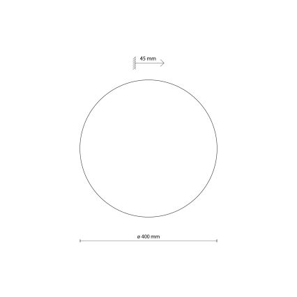 Nástenné svietidlo LUNA 4xG9/8W/230V pr. 40 cm šedá