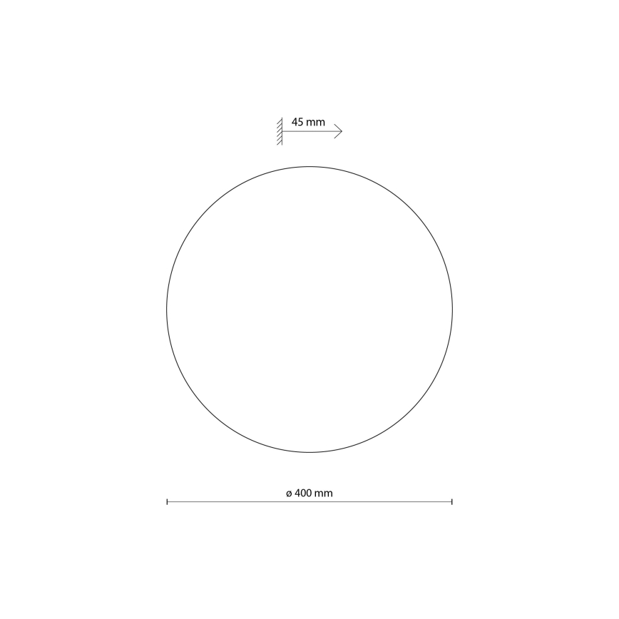Nástenné svietidlo LUNA 4xG9/8W/230V pr. 40 cm šedá