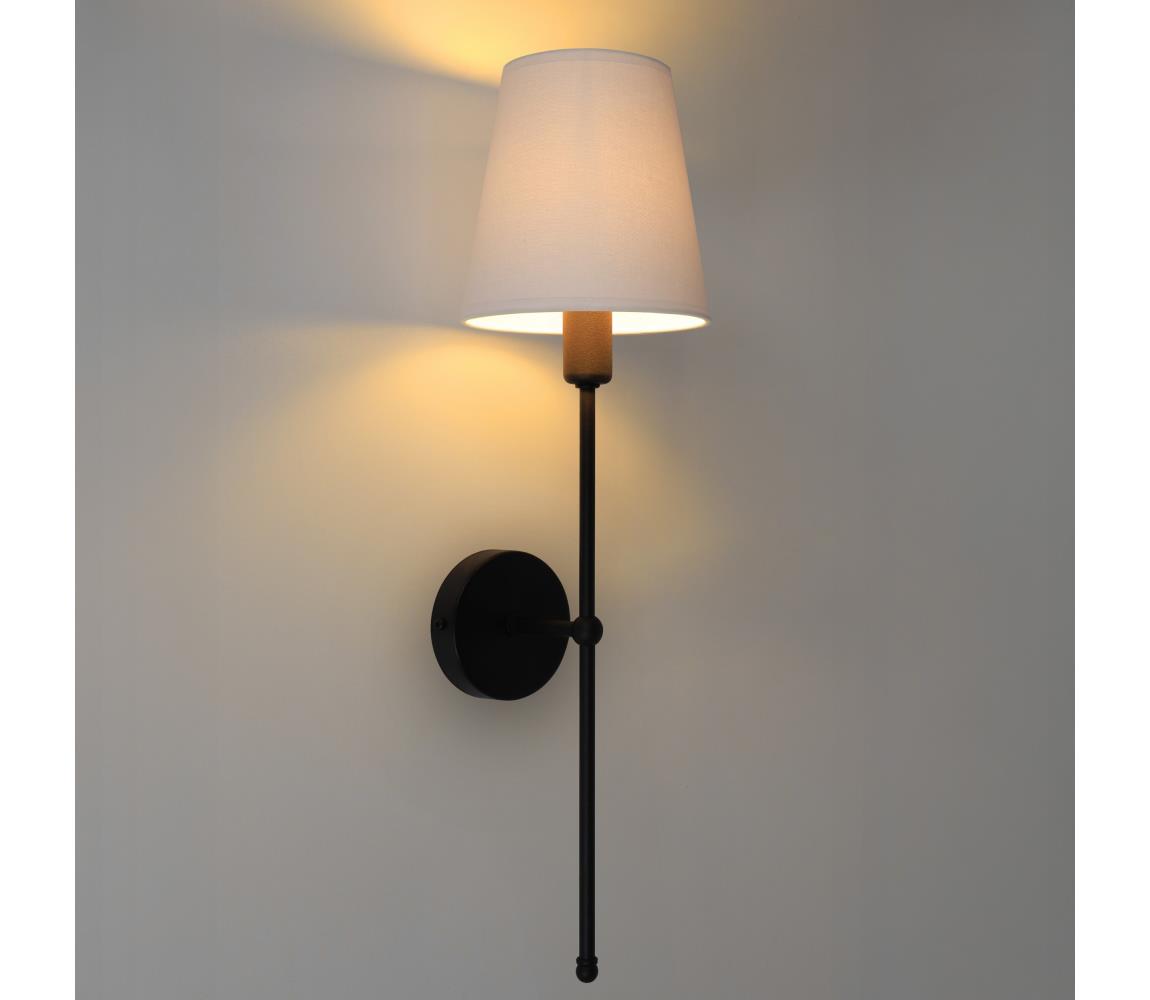 Nástenné svietidlo MADELA 1xE14/40W/230V biela/čierna 0199