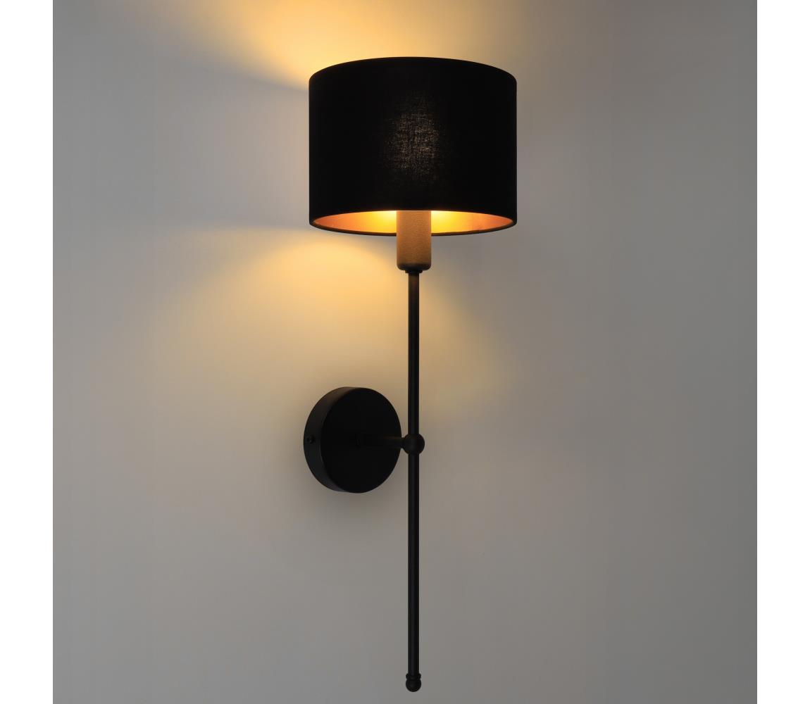 Nástenné svietidlo MADELA 1xE14/40W/230V čierne 0158