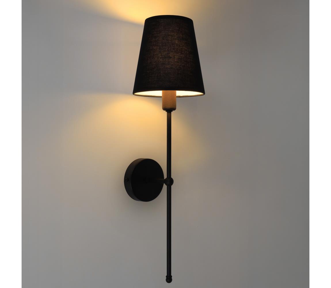 Nástenné svietidlo MADELA 1xE14/40W/230V čierne 0239
