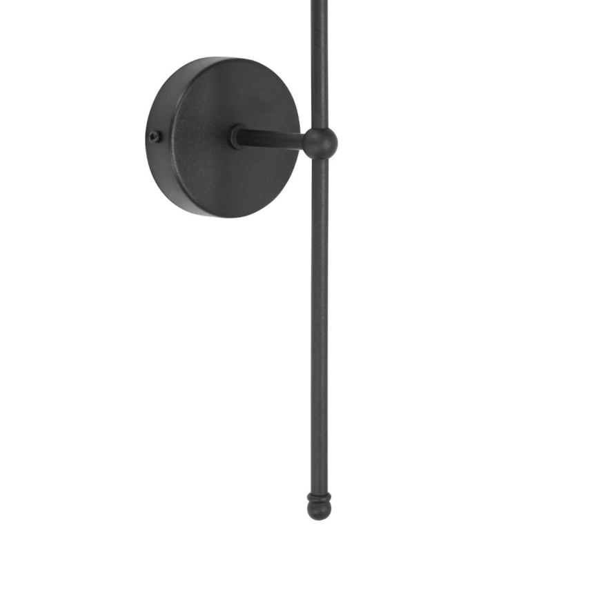 Nástenné svietidlo MADELA 1xE14/40W/230V juta/čierna