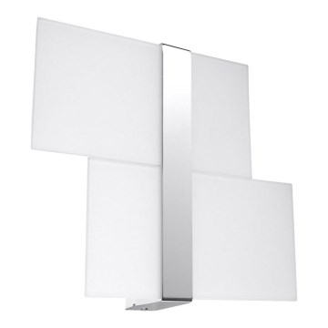Nástenné svietidlo MASSIMO 2xG9/40W/230V biela/lesklý chróm