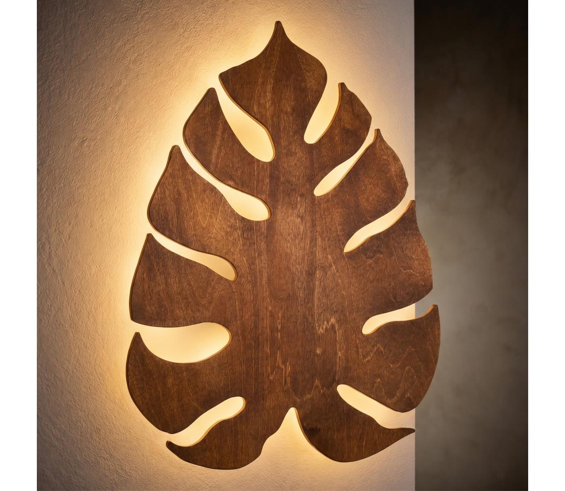 Nástenné svietidlo MONSTERA 3xG9/8W/230V hnedé 5427