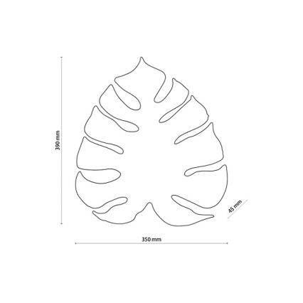 Nástenné svietidlo MONSTERA 4xG9/6W/230V zlaté