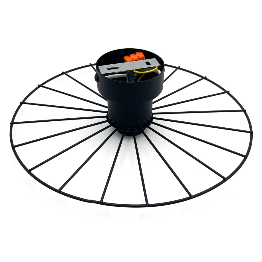 Nástenné svietidlo MONTANA 1xE27/15W/230V pr. 30 cm čierna