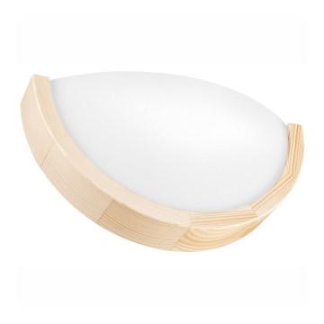 Nástenné svietidlo NATURAL SLIM 1xE27/60W/230V borovica