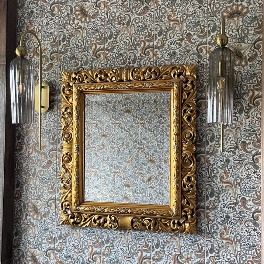 Nástenné svietidlo PIEGA 1xE14/40W/230V mosadz/dymová čierna