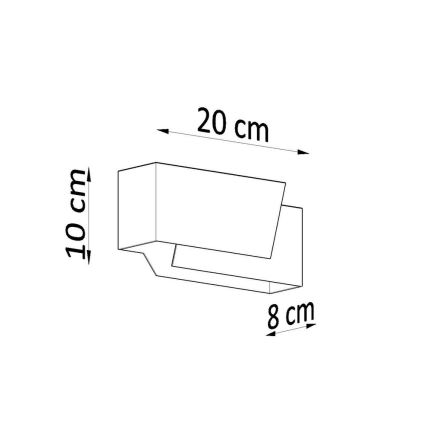 Nástenné svietidlo PIEGARE 1xG9/40W/230V