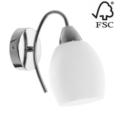 Nástenné svietidlo PISA 1xE27/60W/230V – FSC certifikované