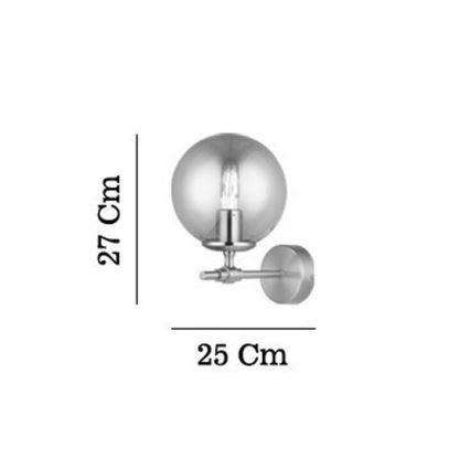 Nástenné svietidlo POLINO 1xE27/40W/230V zlaté